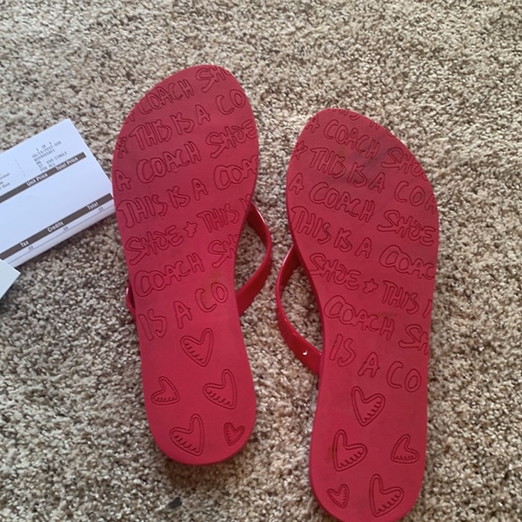 New Coach Kerrie Jelly Flip Flops Size 7. - Picture 3 of 6